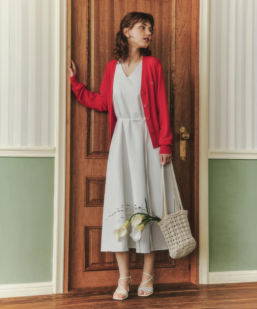 Zero Street Sleeveless V-Neck Dress / Ivory