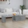 VidaXL Coffee Table Concrete Grey 150x50x35 Cm Chipboard