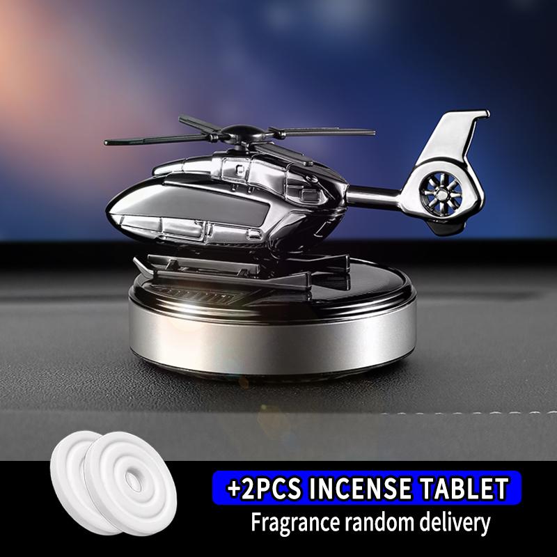 Car Perfume Fragrance Solar Aromatherapy Helicopter Car Air Freshener Diffuser Parfume Gift Box Car Decor Auto