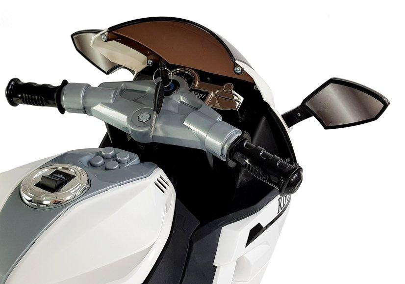 TR1603 Электрический мотоцикл-каталка Белый