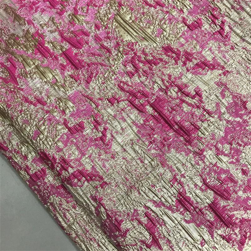 Платье из шелкового жаккарда золотого цвета высшего качества: Европейский и американский стиль