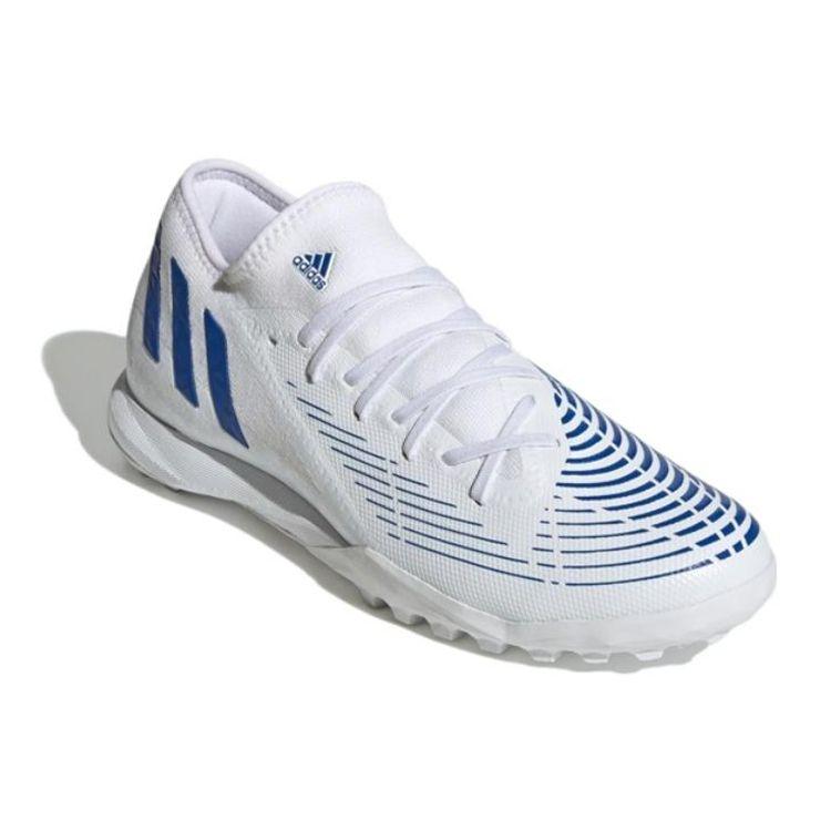 Adidas Predator Edge.3 Круглый носок на шнуровке TF (Резиновые шипы) Твердый грунт Искусственный газон Нескользящие Прочные Удобные Футбольные бутсы Мужские Футбольные бутсы GX2633