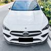 Car Front Bumper Lip For Mercedes Benz CLA Class C118 W118 X118 CLA180 200 220 250 CLA35 CLA45 AMG 2019-2023 Splitter Diffuser
