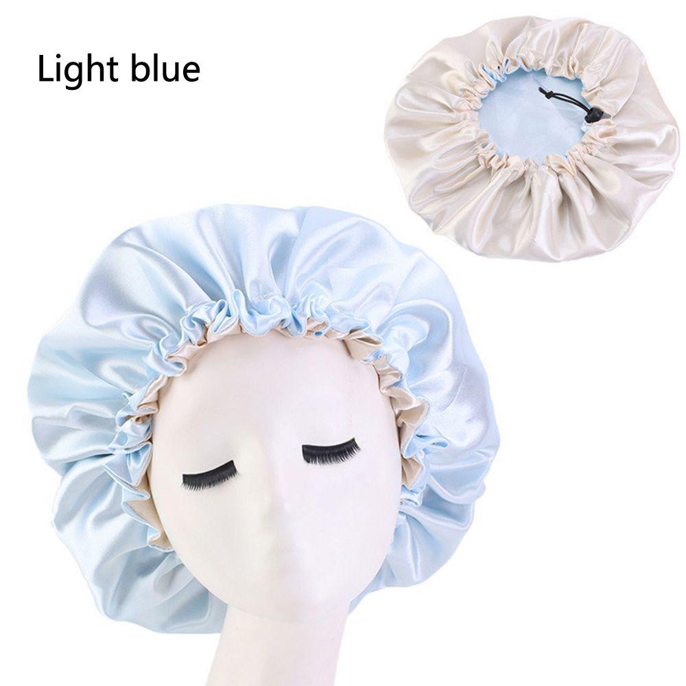 Hair Loss Cover Hair Styling Accessories Night Sleep Hat Chemo Caps Satin Bonnet Head Wrap Hats