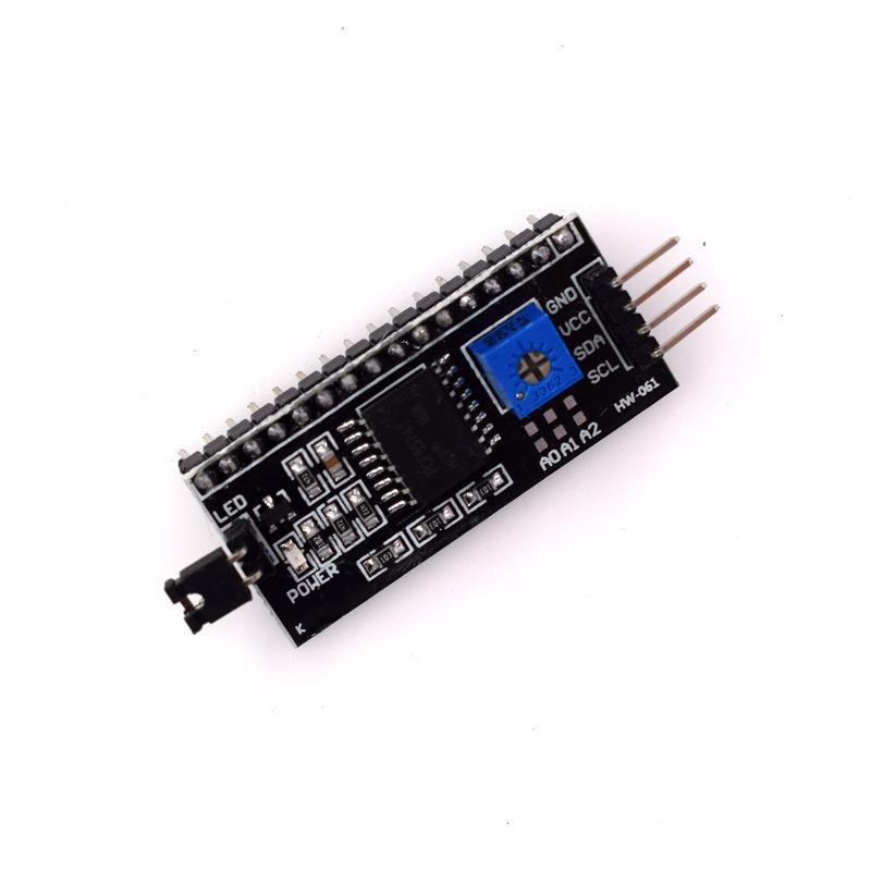 ЖК-модуль I2C 1602 с синим экраном, файлы библиотеки включены; Доступно с синим или зеленым экраном