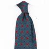 Retro Hand Tie Male British 8Cm Dress Business Professional Casual Blue Pattern Wedding Groom Senior Sense