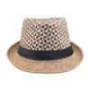 Men's Fashion Convise Summer Jazz Cap Beach Straw Caps Handsome Hats Sun Hat Men Fashion Accessories Creative Gifts Head Decor
