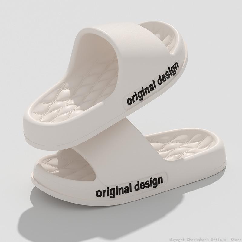 2023 Trend New Summer Men Slippers Eva Soft Bottom Cloud Slides Light Beach Shoes Male Indoor Outdoor Sandals Thick Sole Slides