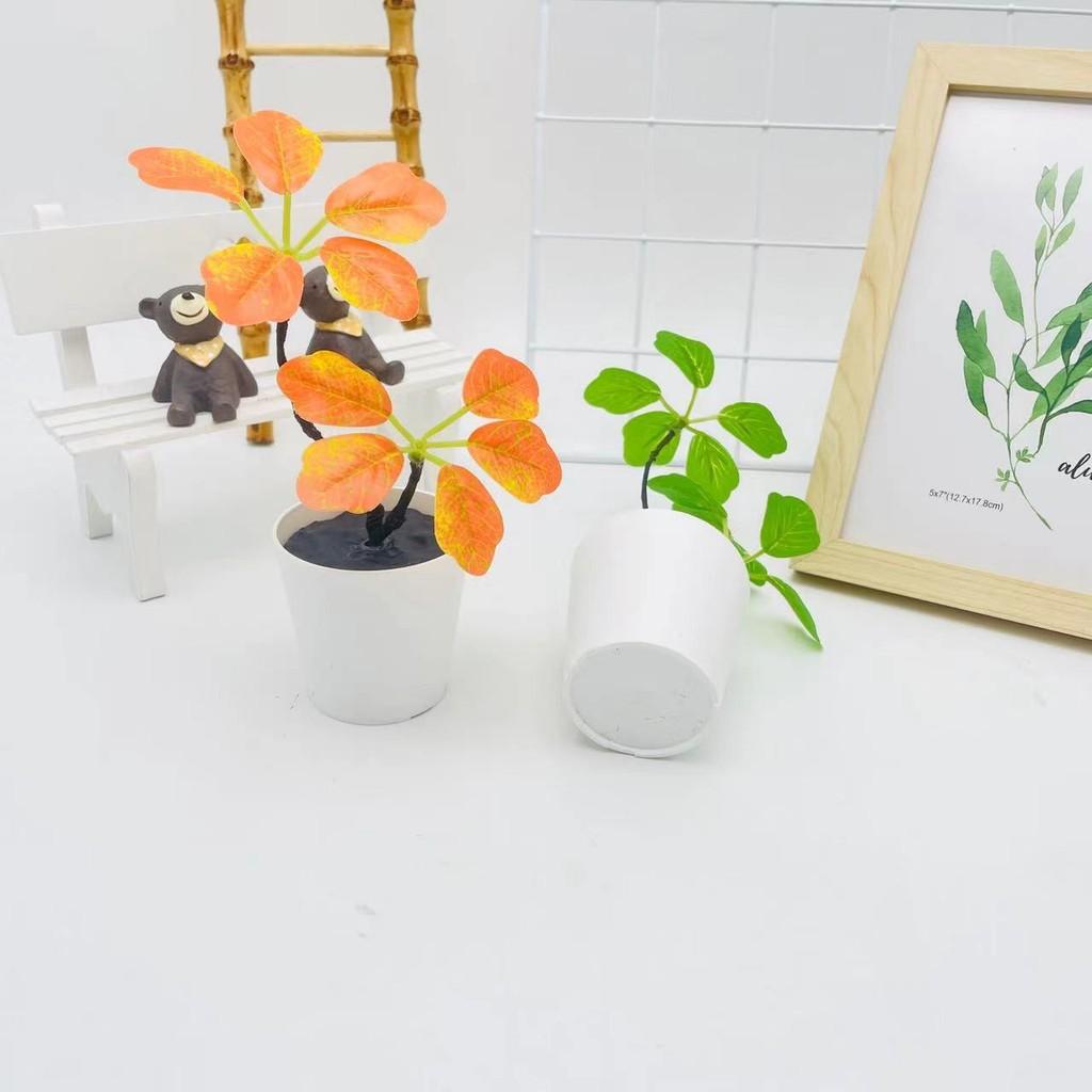 Curved Plant Green Bonsai For Wedding Decor And Photography Props Decorative