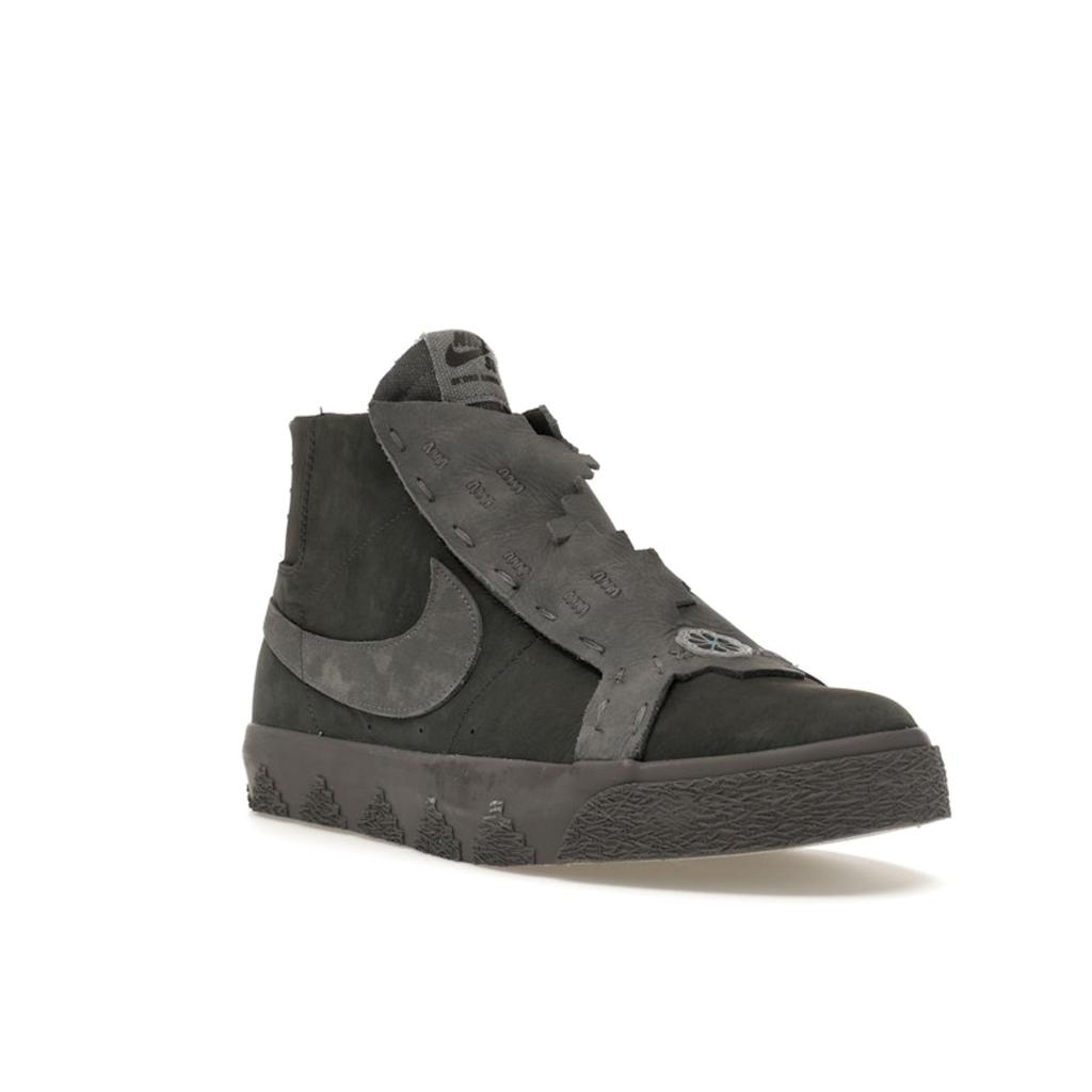 Diorr Greenwood X Nike Zoom Blazer Mid SB Diné Men Sneakers Grey Anthracite Dark-Smoke-Grey FQ0792-001