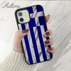 Чехол для телефона с флагом Греции и картой для iPhone 11 12 13 14 Pro Max mini X XR XS SE 2020 6 7 8 Plus Samsung Galaxy S21 S22