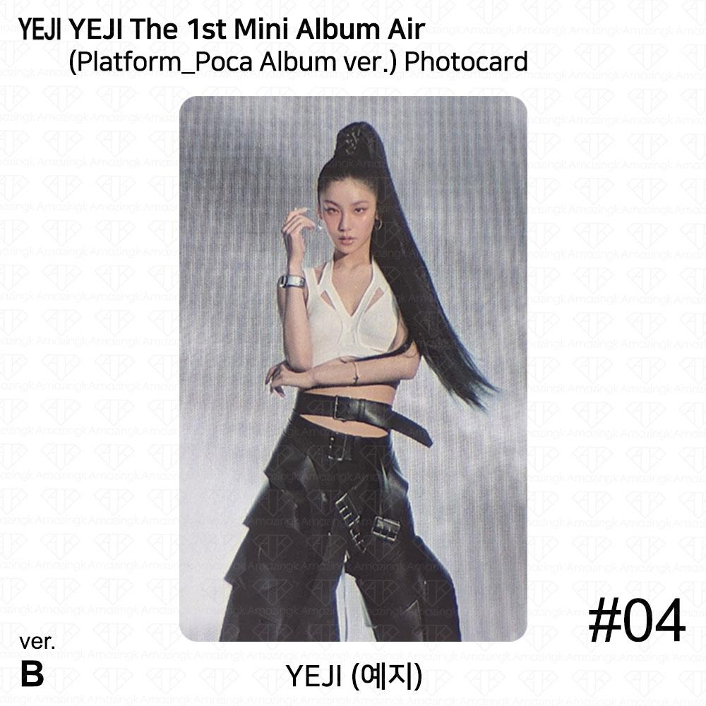 Yeji The 1st Mini Album AIR Official Photocard Platform Poca album ver ITZY KPOP