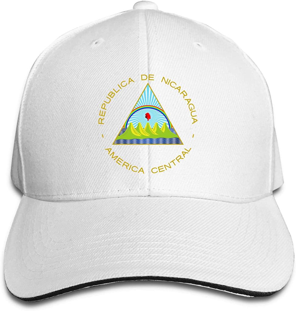 Национальный бутик Никарагуа Бейсбольная кепка унисекс Регулируемая хип-хоп классические шляпы Snapback в американском стиле черные