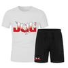 JUL Men's White Custom T-Shirt and Shorts Set - - White