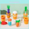 Early Learning Grow And Match Planting Cups With Realistic Fruit And Vegetable Colors