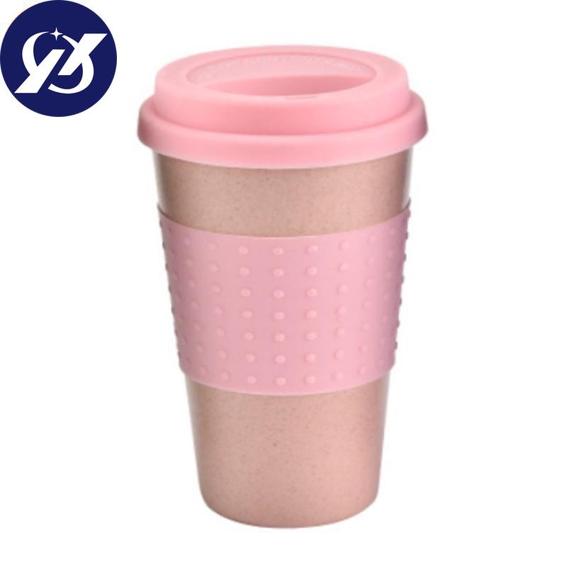 Кружка из пшеничной соломы, креативная посуда для напитков, многоразовые чашки из бамбукового волокна, эко-кофейные чашки, экологически чистые дорожные кружки