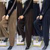 Autumn Winter  Women's High-Waisted Corduroy Chenille Harem Pants Lantern Pants Loose Fit