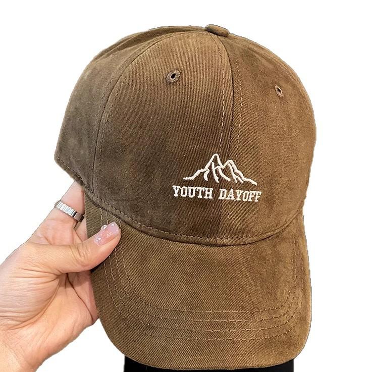 Mountain baseball cap children show their faces small spring summer fashion couple sun hat increase head circumference hard top cap men