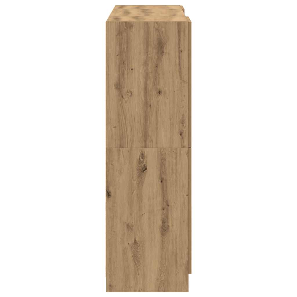 3 piece Kitchen Cabinet Set  Artisan Oak  Particleboard