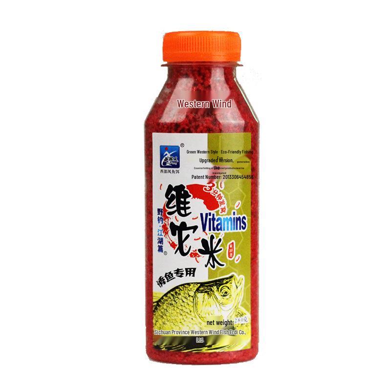 Western-Style Fish Bait with Vitamins, Wet Rice, 280g Each, Pack of 108
