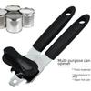 Stainless Steel 3-in-1 Multi-Purpose Manual Can and Bottle Opener