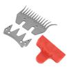Sheep Shear Replacement Blades Stainless Steel 13T Curved and 4T Universal Wool Clipper Blades for
