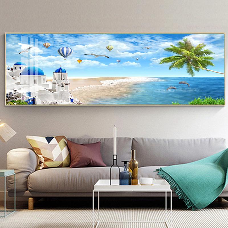 Картины с природными пейзажами, снегом, горами, озерами, плакатами и принтами, настенные художественные изображения, современная спальня, гостиная, домашний декор