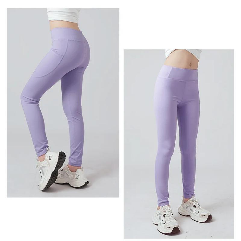 Новые спортивные штаны для девочек-подростков, летние тонкие детские быстросохнущие колготки, однотонные леггинсы с защитой от комаров, штаны «Акула» для 12, 13, 14 лет