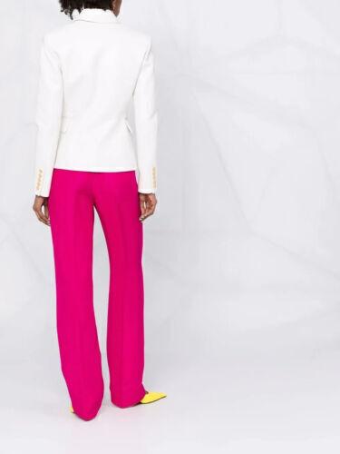 Новый повседневный стильный деловой белый женский пиджак ручной работы из натуральной овечьей кожи