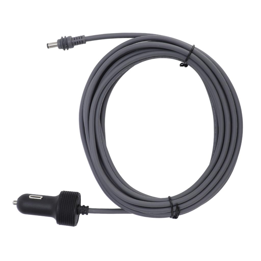 DC Car Power Cable 16ft 12V 24V 18AWG Water Resistant Cigar Lighter Power Supply Cord for Mini Satellite Dish RV Car