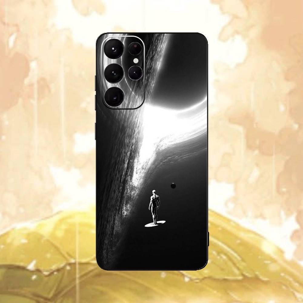 S-Silver Surfer-r phone Case For Samsung S25,24,21,22,23,30,Ultra,20,Plus,Fe,Lite,Note Soft Black Cover