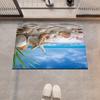 Коврик для ванной Ocean Bathroom Absorbing Foot Mats Нескользящий Quick Dry Bathroom Carpet Коврики для душа Коврики для унитаза Коврик для двери Моющийся