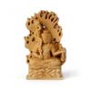 Fudo Myoo Buddha Wood High Quality Natural Boxwood Wood Wooden Buddha One of the Five Great Good Luck Twelve Zodiac Amulet Main Ward Off Evil 7cm X