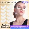 30 шт. наклейки для глаз маски для глаз против морщин пластырь от темных кругов мелкие морщины многоразовые силиконовые подушечки под глазами подушечки для глаз красота глаз