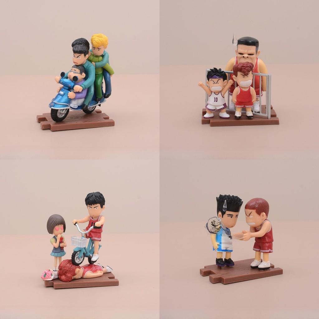 Коллекция ПВХ фигурок Slam Dunk с подвижными персонажами для фанатов и коллекционеров