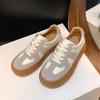 Leather Platform Women's New Muffin Versatile Little White Shoes Heightening Sports and Leisure Board Shoes Retro