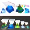 Four-Sided Crystal Pyramid Resin Mold for Ornaments