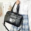 Japanese JK Uniform Bag Shoulder Bag Messenger Student Bag Love Element PU Female Bag