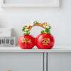 1 шт. смоляные украшения в виде яблока, обеспечивающие безопасность, украшения фэн-шуй, устанавливаемые на автомобиль, украшения для гостиной, украшения для дома в китайском стиле