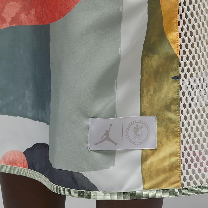 Jordan Платье без рукавов с сетчатым принтом по всей поверхности, женские платья красного цвета DR1898-033