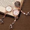 Детские розово-золотые элегантные часы с перевернутым циферблатом медицинские часы для медсестры товары для медсестер розовые 1075268A