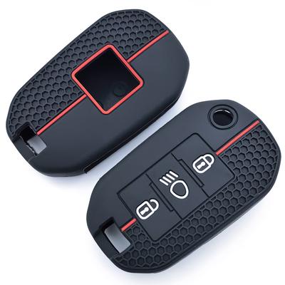 Силиконовый чехол-брелок с 3 кнопками для автомобиля Peugeot 208 308 408 508 2008 3008 4008 5008 Для Citroen C3 C4 Cactus C6 C8