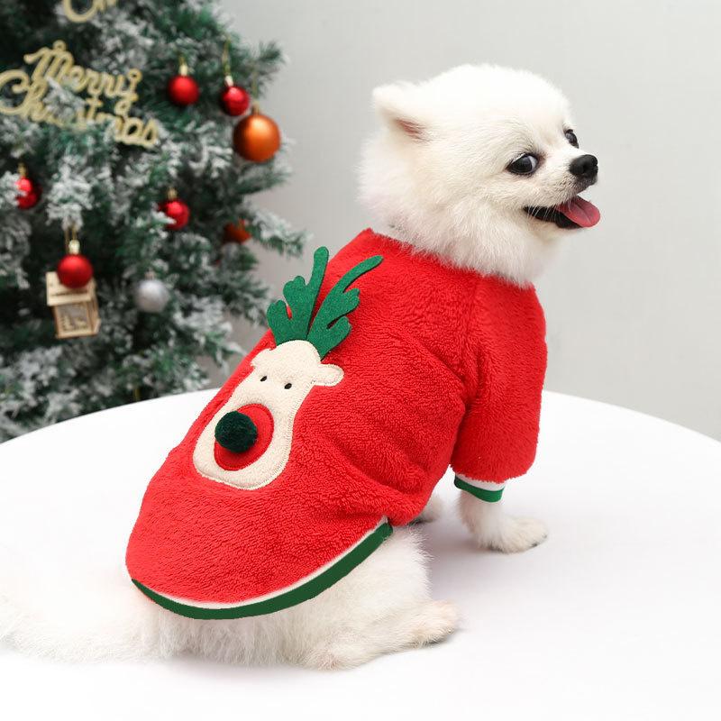 Christmas Puppy Dogs Clothes Pet Clothing For Small Medium Dogs Coats Dog Costume Chihuahua Yorkies Outfit Roupinha De