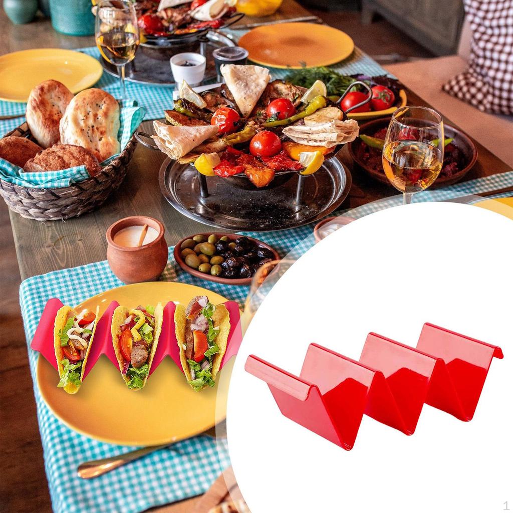 Мексиканская подставка для тако, подставка для еды, компактная многоцелевая подставка для роллов для