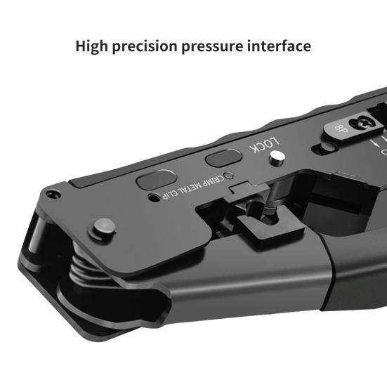 Network Pliers High Hardness Pressure Interface Internet Wire Crimper Cable Stripping Pliers Home Supply