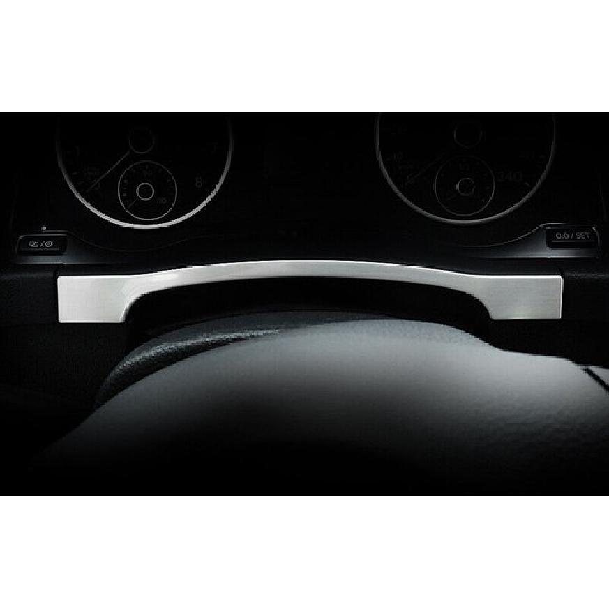 For Volkswagen Tiguan 2010-2016 Dashboard Panel Strip Cover Trim Silver Steel