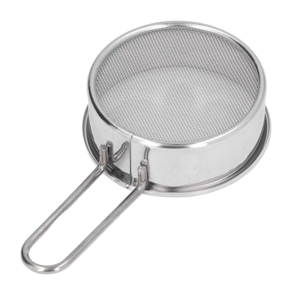304 Stainless Steel Round Flour Sieve 40 Mesh Fine Mesh Sieve  Home Bakeries