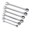 Набор реверсивных трещоточных ключей (8 мм до 19 мм) из прочной хром-ванадиевой стали с эргономичной рукояткой