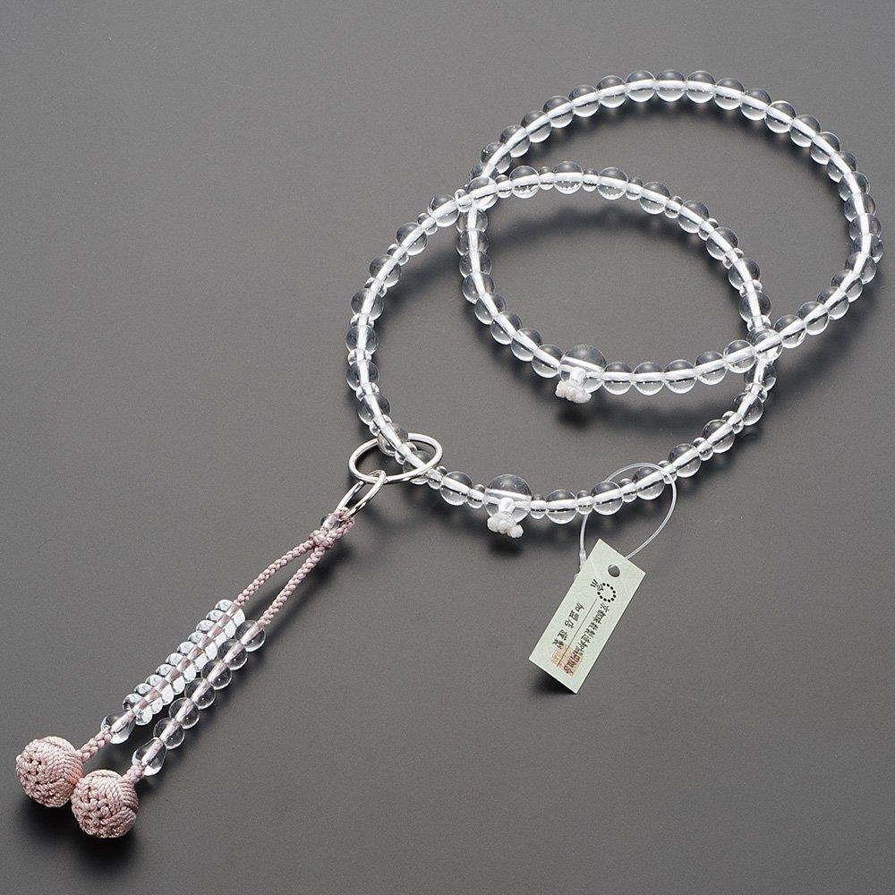 Buddhist Altar Store Takita Shoten Prayer Beads Jodo Sect Authentic Rosary Beads Genuine Crystal Jodo Pure Silk Hanabon Tenbo Kyoto Real Daily Rosary