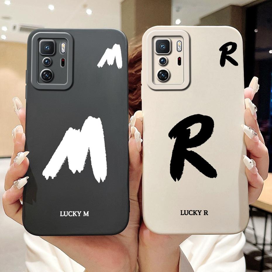 New Fashion Letter Phone Case For Xiaomi Redmi Note 10 Pro 5G Soft Silicone Shockproof Cover For Redmi Note10 5G 10T Bumper